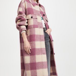 Étoile Isabel Marant Fontizi Coat Sz T1 in Rosewood